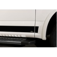 Putco 15-20 Ford F-150 Super Crew Cab 5.5ft (4.25in Tall - 12pcs) Black Platinum Rocker Panels