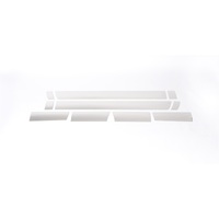 Putco 11-16 Ford SuperDuty - Reg Cab 6.5ft Short Box - 10pcs - 6.25 inches Wide SS Rocker Panels