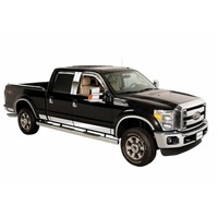 Putco 11-16 Ford SuperDuty - Crew Cab 8ft Long Box - 12pcs - 6.25in Wide SS Rocker Panels