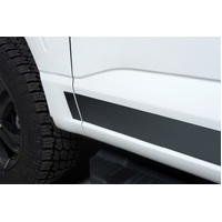 Putco 2021 Ford F-150 Reg Cab 6.5ft Short Box Black Platinum Rocker Panels (4.25in Tall 10pcs)