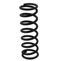 QA1 2-1/2in ID High Travel Spring - 12in Length x 200lbs/in - Black Powder Coated