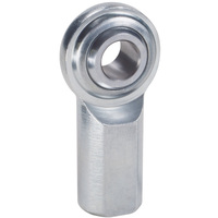 QA1 C Series 2-Pc Rod End - Female/Right Hand - .19in Bore x 3/16-24 - Carbon Steel w/PTFE