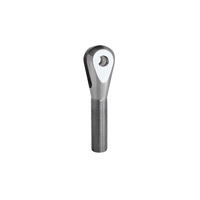 QA1 Clevis - Left Hand - 7/16-5/8in - 3/8in Slot - Carbon Steel