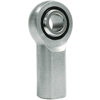 QA1 N Series Injection Molded Rod End - Female/Left Hand - .375in Bore x 3/8-24 - Carbon Steel