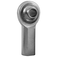 QA1 PCY Series 2-Pc Rod End - Female/Right Hand - .5in Bore x 1/2-20 - Hi-Misalign - Steel w/PTFE