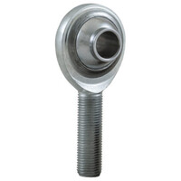 QA1 PCY Series 2-Pc Rod End - Male/Left Hand - .625in Bore x 5/8-18 - Hi-Misalign - Steel w/PTFE