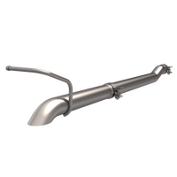 QTP 07-18 Jeep Wrangler JK 3.6L/3.8L Eliminator Cat-Back Crawler Exhaust