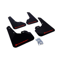 Rally Armor 10-13 Mazda3/Speed3 Black UR Mud Flap w/ Red Logo