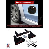 Rally Armor 12-16 Subaru Impreza Black UR Mud Flap w/ Red Logo