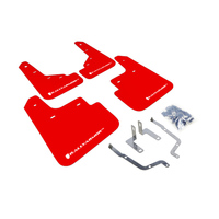 Rally Armor 14-18 Mazda 3/Speed3 Red UR Mud Flap w/ White Logo