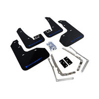 Rally Armor 15-17.5 VW Golf R Black UR Mud Flap w/ Blue Logo