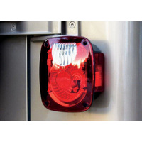 Rampage 1976-1983 Jeep CJ5 Taillight Conversion Kit - Brite