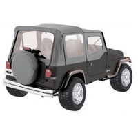 Rampage 1976-1983 Jeep CJ5 Complete Top - Grey Denim