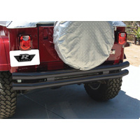 Rampage 1987-1995 Jeep Wrangler(YJ) Double Tube Bumper - Black