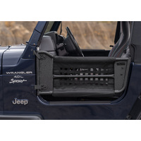 Rampage 1997-2006 Jeep Wrangler(TJ) 2-Door Tube Doors With Netting - Black