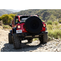 Rampage 2018-2019 Jeep Wrangler(JL) Sport 2-Door Tire Cover w/Camera Slot 37in - Black