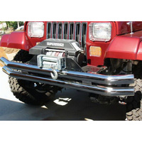 Rampage 1976-1983 Jeep CJ5 Double Tube Bumper - Stainless