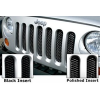 Rampage 2007-2018 Jeep Wrangler(JK) Grille 3D Single Piece - Black