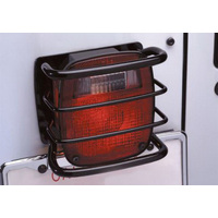 Rampage 1976-1983 Jeep CJ5 Taillight Euroguards - Black