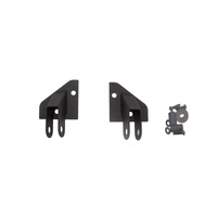 Rampage 1987-1995 Jeep Wrangler(YJ) Mirror Relocation Brackets - Black