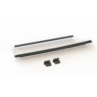 Rampage 2007-2018 Jeep Wrangler(JK) Tailgate Tonneau Bar Kit - Black