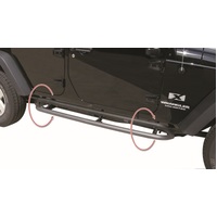 Rampage 2007-2018 Jeep Wrangler(JK) Srs Side Bar Rockerguard Step - Black