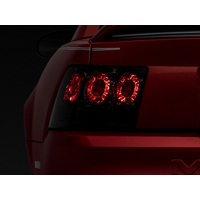 Raxiom 99-04 Ford Mustang Axial Series Altezza Style Tail Lights- Blk Housing (Smoked Lens)