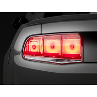 Raxiom 10-12 Ford Mustang Aero Tail Lights- Blk Housing (Smoked Lens)