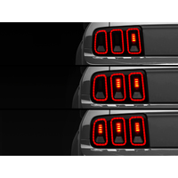 Raxiom 05-09 Ford Mustang Gen5 Tail Lights- Black Housing (Smoked Lens)