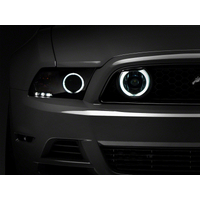 Raxiom 13-14 Ford Mustang GT CCFL Halo Fog Lights- Chrome