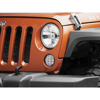 Raxiom 07-18 Jeep Wrangler JK Axial Series LED Front Turn Signals- Clear