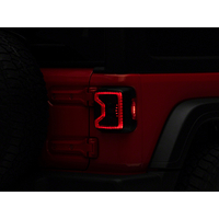 Raxiom 18-23 Jeep Wrangler JL LED Tail Lights- Blk Housing (Smoked Lens)