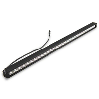 Raxiom 18-23 Jeep Wrangler JL Axial Series 30-In Single Row LED Light Bar w/ Hood Mounting Brackets