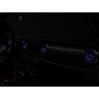 Raxiom 18-23 Jeep Wrangler JL LED Ambient Vent Lighting Kit