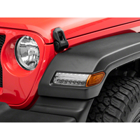 Raxiom 18-23 Jeep Wrangler JL Sport Axial Series Sequential LED Parking/Turn Signal Lights- Chrome