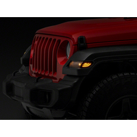 Raxiom 18-23 Jeep Wrangler JL Axial Series LED Side Marker Lights- Smoked