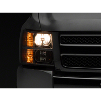 Raxiom 07-14 Chevrolet Silverado 1500 Axial OEM Rep Headlights- Chrome Housing (Clear Lens)