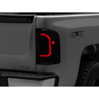 Raxiom 07-14 Chevrolet Silverado 1500 Axial Series LED Tail Lights- Blk Housing (Smoked Lens)