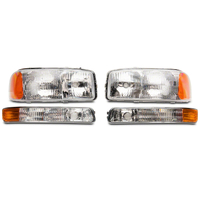 Raxiom 99-06 GMC Sierra 1500 Axial Series OEM Style Rep Headlights- Chrome Housing (Clear Lens)