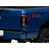 Raxiom 15-17 Ford F-150 LED Tail Lights- Blk Housing (Smoked Lens)