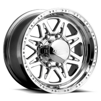 Raceline 888 Renegade 16x10in / 8x165.1 BP / -25mm Offset / 130.81mm Bore - Polished Wheel