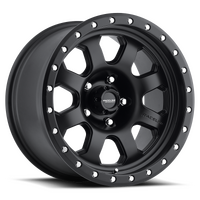 Raceline 928B Monster 17x9in / 5x127 BP / -12mm Offset / 83.82mm Bore - Satin Black Wheel