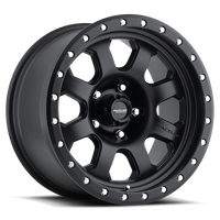 Raceline 929B Avenger 17x9in / 8x165.1 BP / -12mm Offset / 130.81mm Bore - Satin Black Wheel