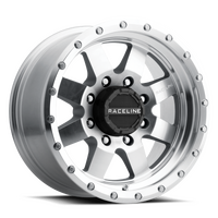 Raceline 935MC Defender 17x9in / 6x139.7 BP / 0mm Offset / 107.95mm Bore - Machined Wheel