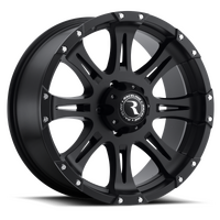 Raceline 981 Raptor 16x8in / 8x165.1 BP / 0mm Offset / 130.81mm Bore - Satin Black Wheel