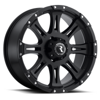 Raceline 981 Raptor 17x9in / 6x139.7 BP / 0mm Offset / 106.1mm Bore - Satin Black Wheel