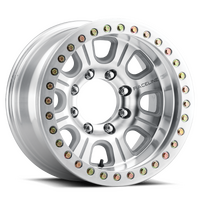 Raceline RT233 Monster 17x9.5in / 8x165.1 BP / -32mm Offset / 130.81mm Bore- Machined Beadlock Wheel