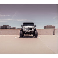 Road Armor 07-18 Jeep Wrangler JK Stealth Front Winch Bumper Mid Width - Tex Blk