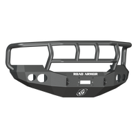 Road Armor 05-07 Ford F-250 Stealth Front Winch Bumper w/Titan II Guard Wide Flare - Tex Blk