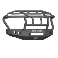 Road Armor 17-20 Ford F-250 Stealth Wide Fender Flare Front Bumper w/Intimidator Guard - Tex Blk